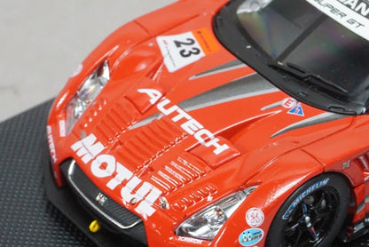 1:43 EBBRO P425 MOTUL AUTECH GT-R Rd.3 FUJI Super GT500 2010 #23 model car