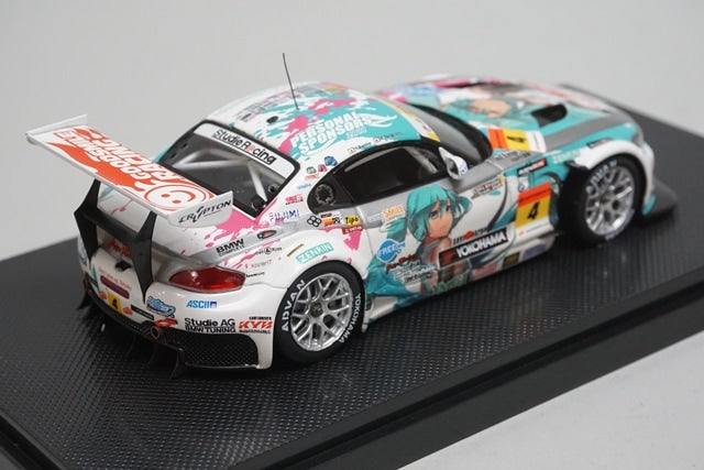 1:43 EBBRO Hatsune Miku Good Smile BMW Z4 Super GT 2011 #4 model car