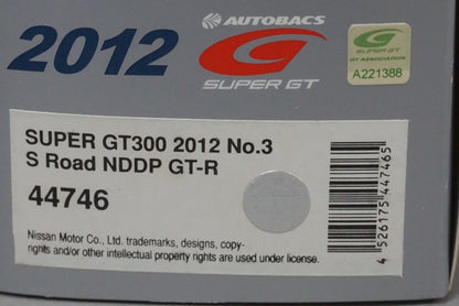 1:43 EBBRO 44746 S Road NDDP GT-R Super GT300 2012 #3