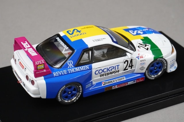 1:43 EBBRO 44574 Nissan Cockpit Tatebayashi GT-R JGTC 1994 #24 model car