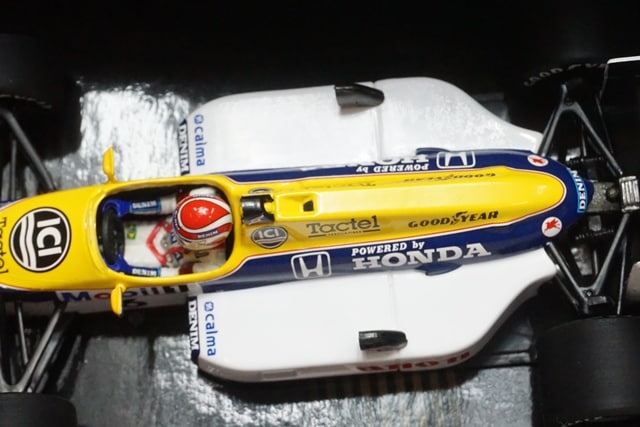 1:43 MINICHAMPS 436870006 Williams Honda FW11B World Champion 1987 #6 N.Pique model car