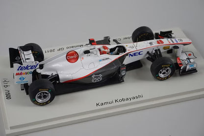 1:43 SPARK SJ005 Sauber C30 Ferrari Monaco GP 2011 #16 model car