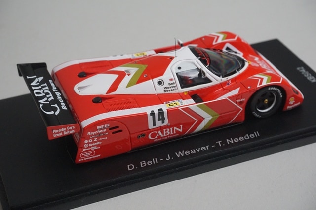 1:43 SPARK KBS042 Porsche 962 GTI LM Le Mans 1989 #14 CABIN