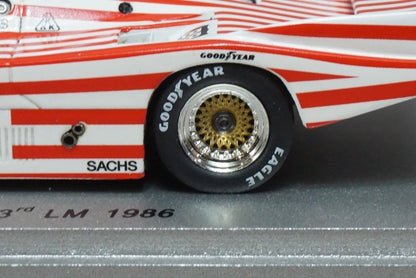 1:43 SPARK NA008 Porsche 956 LM Le Mans 1986 #8