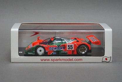 1:43 SPARK SJ004 Mazda 787B Le Mans Winner 20th Anniversary 1991 #55 Demonstration Run Spec.