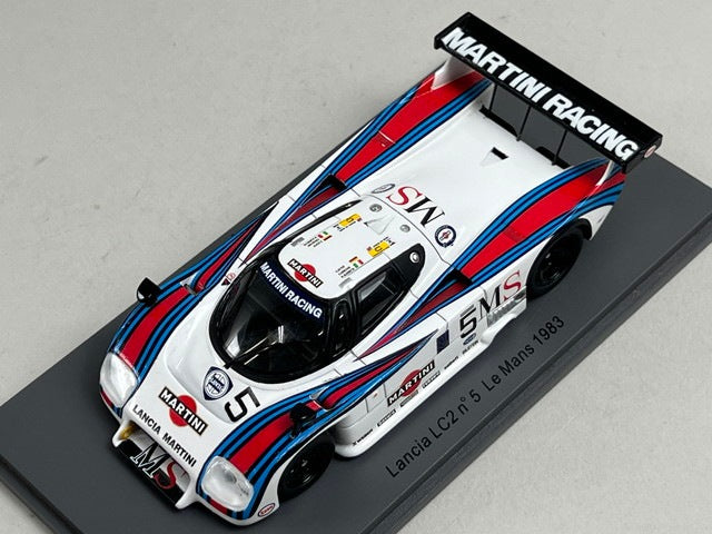 1:43 SPARK S0651 Lancia LC2 LM Le Mans 1983 MARTINI #5