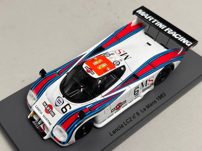 1:43 SPARK S0652 Lancia LC2 Le Mans 24H 1983 #6 Martini A. Nannini / J.C. Andrew / P. Barilla