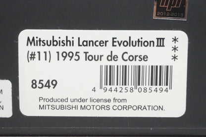 1:43 HPI 8549 Mitsubishi Lancer Evolution III Tour de Corse 1995 #11