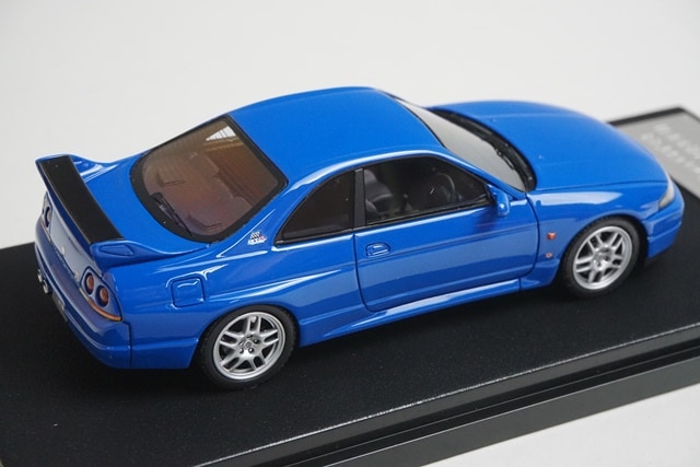 1:43 HPI 8385 MIRAGE Nissan Skyline GT-R V-Spec LM (R33) Champion Blue model car