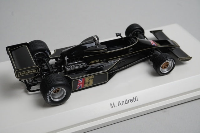 1:43 Rave R70042 Lotus 77 #5 winner of the 1976 Japanese GP M. Andretti model car