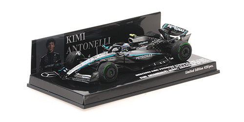 [ Back-order ] MINICHAMPS 417250112 1:43 Mercedes W16E Antonelli Australian GP 2025 First Pitching Ride model car
