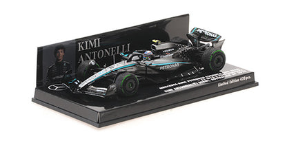 [ Back-order ] MINICHAMPS 417250112 1:43 Mercedes W16E Antonelli Australian GP 2025 First Pitching Ride model car