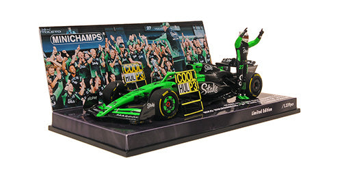 [ Back-order ] MINICHAMPS 417251227 1:43 Steke C45 Nico Silverstone GP 2025 3rd Place model car