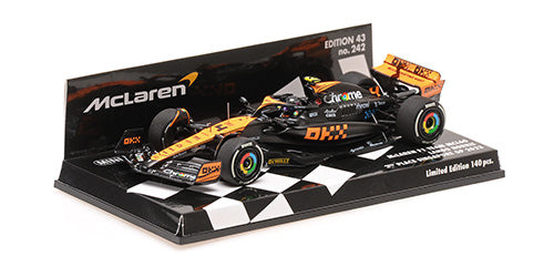 [ Back-order ] MINICHAMPS 537235904 1:43 McLaren MCL60 Norris 2023 Singapore GP 2nd place model car