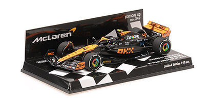 [ Back-order ] MINICHAMPS 537235904 1:43 McLaren MCL60 Norris 2023 Singapore GP 2nd place model car