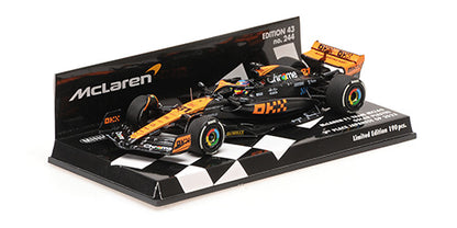 [ Back-order ] MINICHAMPS 537236081 1:43 McLaren MCL60 Piastri Japanese GP 2023 3rd place model car