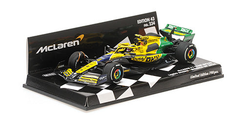 [ Back-order ] MINICHAMPS 537245104 1:43 McLaren F1 MCL38 Norris Monaco GP 2024 model car