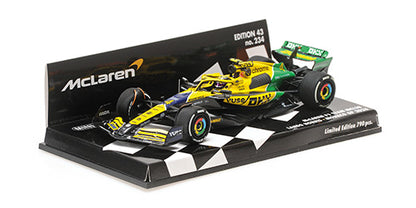 [ Back-order ] MINICHAMPS 537245104 1:43 McLaren F1 MCL38 Norris Monaco GP 2024 model car