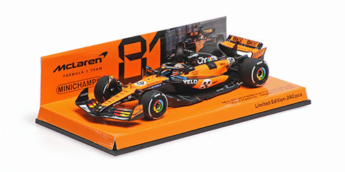 [ Back-order ] MINICHAMPS 537255081 1:43 McLaren MCL39 Piastree Monaco GP 2025 model car