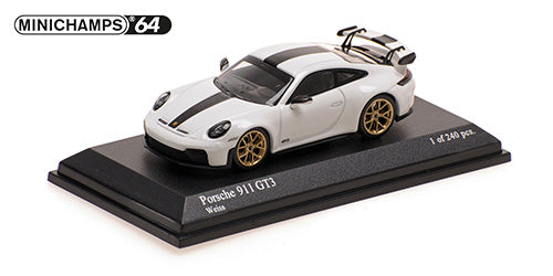 [ Back-order ] MINICHAMPS 640064221 1:64 Porsche 911 GT3 2025 White/WP model car
