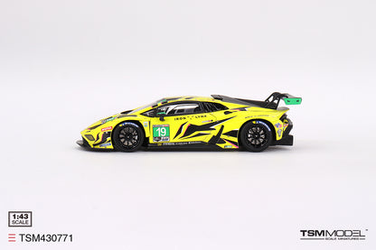 [ Back-order ] TSM TSM430771 1:43 Lamborghini Huracan GT3 EVO2 IMSA Daytona 2023 #19 Iron Lynx model car