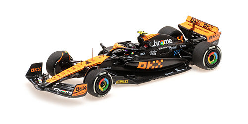 [ Back-order ] MINICHAMPS 537235904 1:43 McLaren MCL60 Norris 2023 Singapore GP 2nd place model car