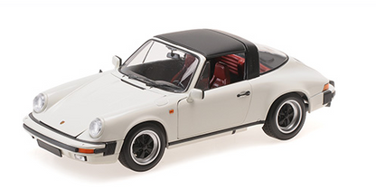 [ Back-order ] MINICHAMPS 100063062 1:18 Porsche 911 Carrera 3.2 Targa 1983 White model car