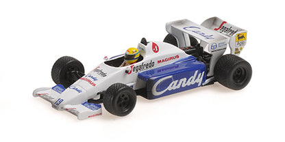 [ Back-order ] MINICHAMPS 540843399 1:43 Thormanhardt TG184 Senna 1984 Monaco GP 2nd place Weather model car