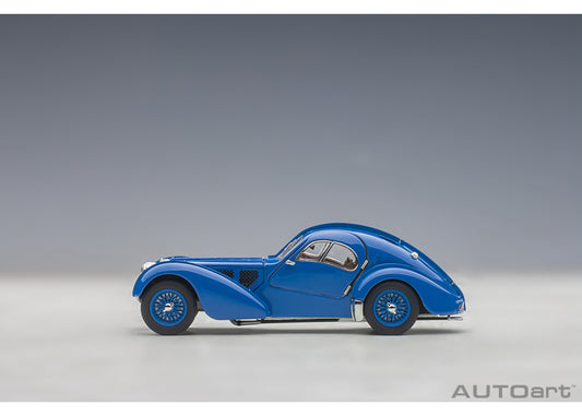 [Back-order] AUTOart 50947 1:43 Bugatti Type 57SC Atlantic 1938 (Blue/Wire Spoke Wheels)