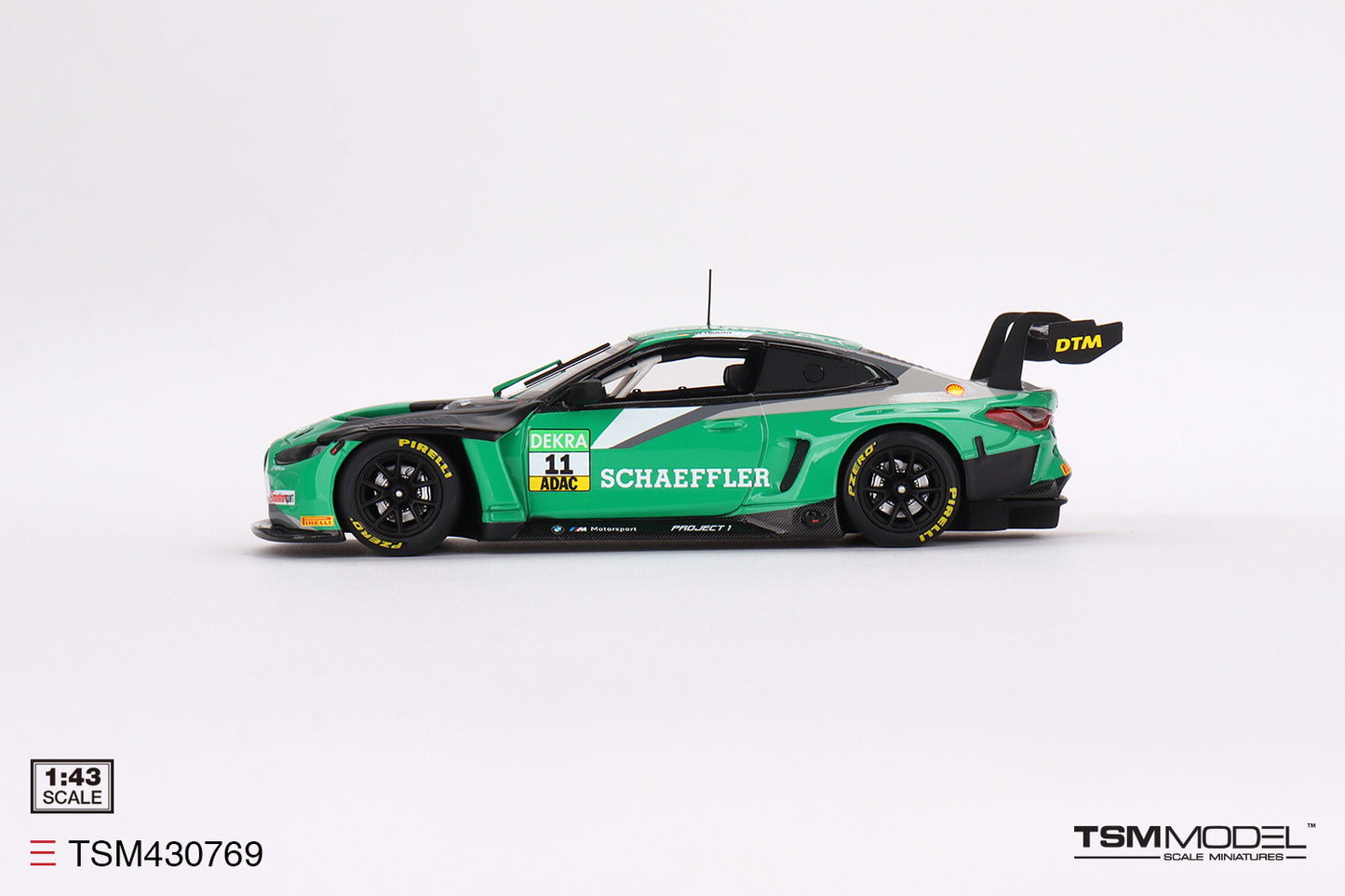 [ Back-order ] TSM TSM430769 1:43 BMW M4 GT3 DTM 2023 #11 Project 1 model car