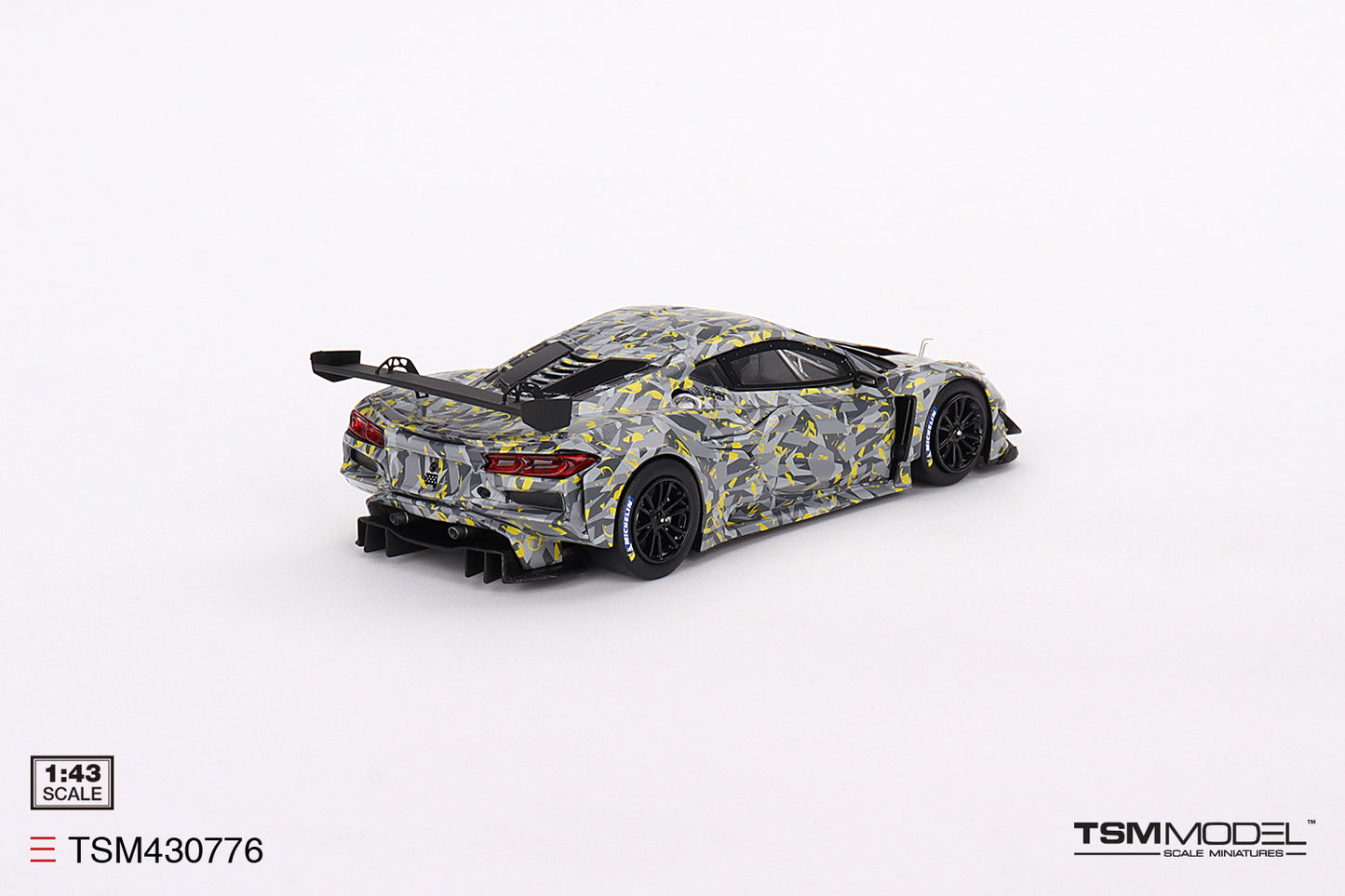 [ Back-order ] TSM TSM430776 1:43 Chevrolet Corvette GT3.R Sebring 2022 Test Car model car