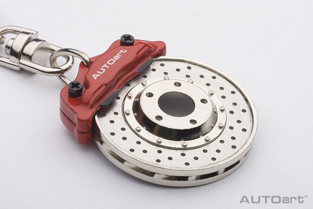 [Back-order] AUTOart 40057 Brake Disc Key Chain Evolution (Red Caliper)