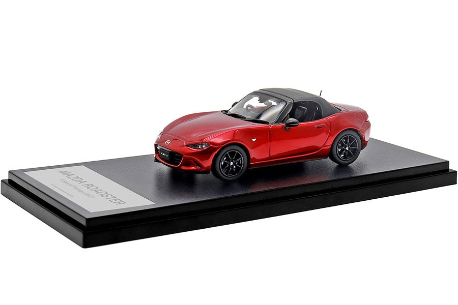 [ Back-order ] Hi-Story HS444RE 1:43 MAZDA ROADSTER S Special Package (2022) Soul Red Crystal Metallic Diecast