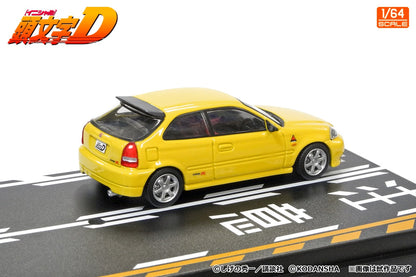 [ Back-order ] MODELER'S MD64209 1:64 Initial D Set Vol.9 Daiki Ninomiya Civic EK9 & Smiley Sakai Integra DC2 model car