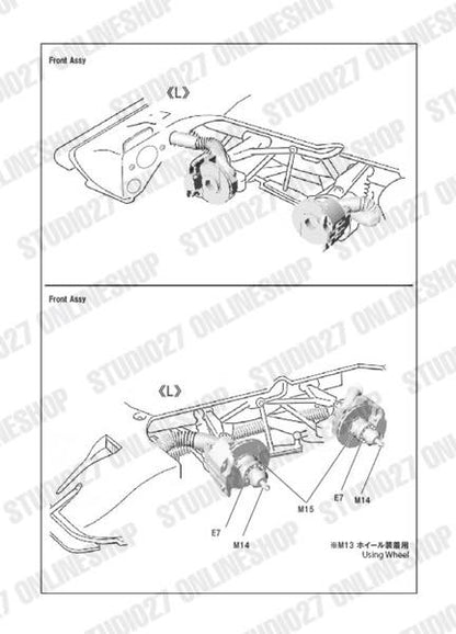 [ Back-order ] STUDIO27 FP20159 1:20 P34 #4 Japan GP 1976 Detail UP Parts Set for TAMIYA Detail Up Parts