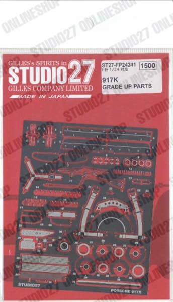 [ Back-order ] STUDIO27 FP24241 1:24 917K Upgrade Parts for FUJIMI [Detail Up Parts]