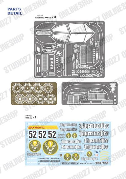 [ Back-order ] STUDIO27 TK2480 1:24 935 "Jagermeister" #52 Zolder 1977 conversion kit for TAMIYA [Conversion Kit]