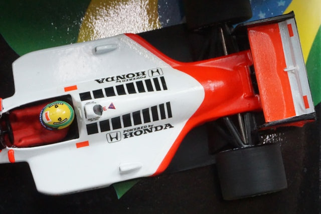 1:43 MINICHAMPS McLaren Honda MP4/4 Turbo A.Senna 1988 #12 ASC No.1