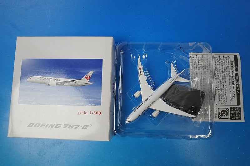 1:500 B787-8 JAL New Tsurumaru Paint JA822J BJE3011 JALUX airplane model