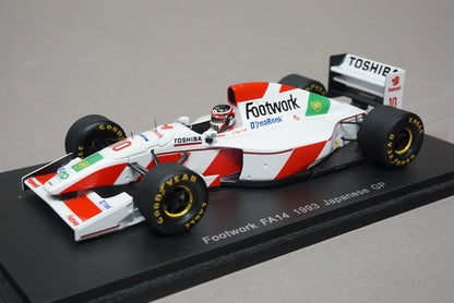 1:43 SPARK FS06 Racing On Custom Footwork FA14 Japan GP Aguri Suzuki 1993 #10