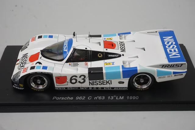1:43 SPARK KBS009 Porsche 962C LM Le Mans 1990 #63 NISSEKI