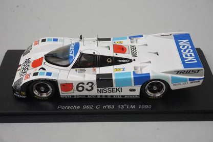 1:43 SPARK KBS009 Porsche 962C LM Le Mans 1990 #63 NISSEKI