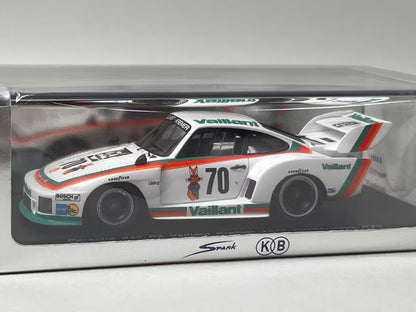 1:43 SPARK KBS052 Porsche 935 K2 Vaillant Kremer Hockenheim 1977 #70