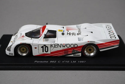 1:43 SPARK KBS024 Porsche 962 Le Mans 1987 #10 model car