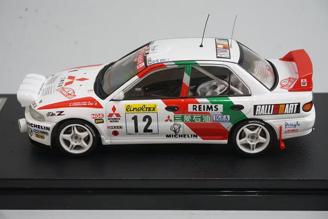 1:43 HPI 8546 Mitsubishi Lancer Evolution II Monte Carlo 1995 #12