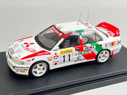 1:43 HPI 8545 Mitsubishi Lancer Evolution II Monte Carlo 1995 #11