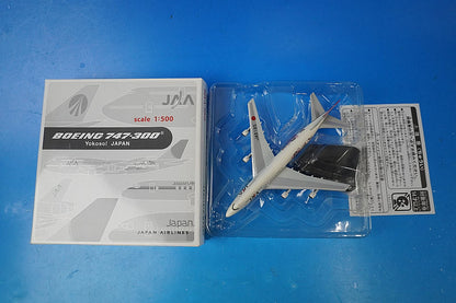 1:500 B747-300 JAA Japan Asia Yokoso! JAPAN JA8185 BJE2048 JALUX