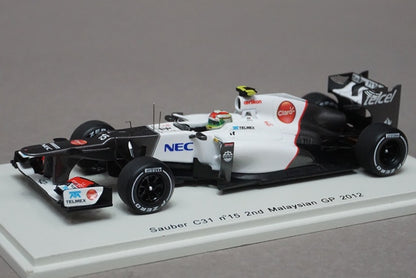 1:43 SPARK S3033 Sauber C31 Malaysian GP 2012 #15 Sergio Perez