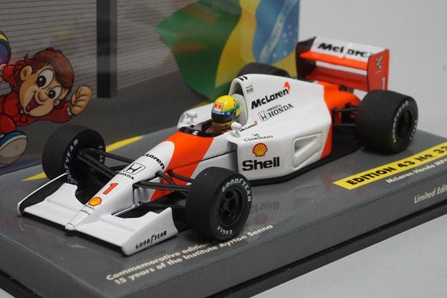 1:43 MINICHAMPS 540431504 McLaren Honda MP4-7 A.Senna 1992 #1 ASC No.33