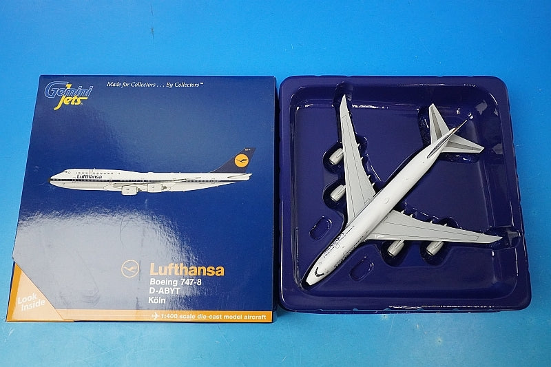 1:400 B747-8 Lufthansa Koln D-ABYT GJDLH1479 Gemini airplane model